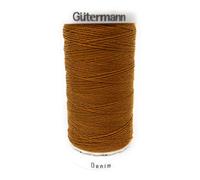 Gütermann Denim Hilo de coser de poliéster, 100 m por bobina, marrón claro