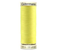 Gütermann G788988-3835 - Hilo de coser, poliéster, color amarillo 3835, 100 m