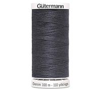Gütermann Hilo de coser vaquero, gris, Poliéster, Talla única, 100