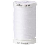 Gütermann Hilo de poliéster Blanco de 500 m, 5.5x3.5x3.5 cm