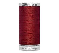 Gütermann Hilo M782 Extra Fuerte Hilo de Coser Poliéster 100m Hilo para Máquina de Coser para Todas las Costuras Muy Tensas (221 Rojo Oscuro)