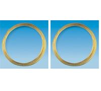 Gütermann/KnorrPrandell 6463088 - De Alambre de latón 0,8 mm Ø5m [Importado de Alemania] (Paquete de 2)