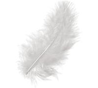 Gütermann/KnorrPrandell 6619002-10cm Blanco marabú Plumas, Piezas de 15 / Bolsa [Importado de Alemania]
