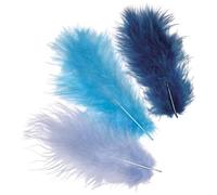 Gütermann/KnorrPrandell 6619933 - Plumas de marabú Mezcla 9cmblautürkis, 15 Piezas/Bolsa [Importado de Alemania]