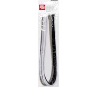 Gütermann/KnorrPrandell 8471066 - Chenille Mezcla 50cm Blanco/Negro, 10 Piezas/Bolsa [Importado de Alemania]