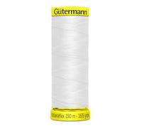 Guetermann Maraflex Hilo 150 m, Blanco, Poliéster, Talla Única
