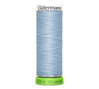 Gütermann No.100 - Cerraduras para todo tipo (100 m, rPET 075), color blanco