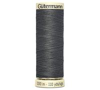 Gutermann Sew All Hilo de poliéster, 100 m, Humo Gris (0702)