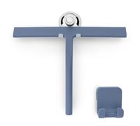 Gütewerk Duschabzieher SilikonAbzieher Duschabzieher Hygienischer Abzieher für Badezimmer, Duschwand & Fenster Badezimmer Zubehör 28cm Duschabzieher mit Halterung ohne Bohren