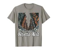 Gueto distópico Edificio prefabricado Oscuro Bloque del Este Camiseta