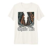 Gueto distópico Edificio prefabricado Oscuro Bloque del Este Camiseta Premium