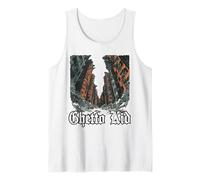 Gueto distópico Edificio prefabricado Oscuro Bloque del Este Camiseta sin Mangas
