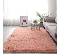 GueTTO Alfombra Shaggy mullida Lavable a máquina, Alfombra Confortable Pelo Largo, decoración contemporánea para dormitorios, Salones y Habitaciones Adolescentes,Naranja,200 * 250cm