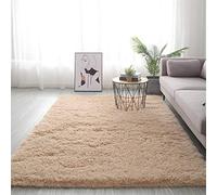 GueTTO Alfombra Shaggy mullida Lavable a máquina, Alfombra Confortable Pelo Largo, decoración contemporánea para dormitorios, Salones y Habitaciones Adolescentes,Camel b,200 * 250cm