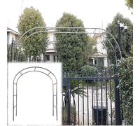 GueTTO Arco de Boda de Acero Inoxidable para Rosales y Enredaderas, Estructura multifunción como Soporte Floral, Anchos 120 a 350 cm para Celebraciones al Aire Libre,W350*H220cm