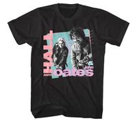 GUEWBF Hall & Oates Essential Hits Men's T Shirt Daryl & John Pop Duo Music ConcertBlackXXL