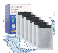Gufastoe 6 Almohadillas de Filtro de Repuesto con carbón Activo y zeolitas para Tetra EasyCrystal Filter 250 y EasyCrystal FilterBox 300
