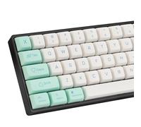 Guffercty Juego de 137 Teclas, Perfil XDA kred, 75% Lindas Tapas de Teclado PBT para Teclado mecánico (Menta Hielo)