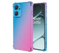 Gufuwo Funda para OnePlus 15R/OnePlus Ace 6 5G CPH2769 Lindas fundas para niñas y mujeres, degradado, delgada, antiarañazos, suave TPU a prueba de golpes, funda protectora para OnePlus 15R, azul/rosa