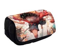 Gugatad Estuche, Estuche para Niños, Estuche Animado, Estuche De Gran Capacidad con Doble Cremallera, Estuche Portátil, Estuche, Regalo para Niñas Y Niños