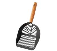 guGDTUcfg Pala para Arena de Gato, Acero Inoxidable con Mango Largo, Viajes e Interiores, Accesorio ergon(High Carbon Steel Wear Resistant)