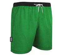 Guggen Mountain Bañador para hombre, diseño de cuadros, color azul y lila verde XXL
