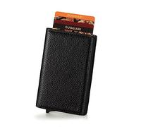 GUGGIARI® Tarjetero Hombre - Cartera Tarjetero Hombre con Monedero y Bolsillo Cortesía con Cierre Magnético -Tarjetero RFID de Aluminio