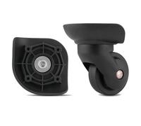 GUGULUZA 1 par de ruedas de repuesto para maletas de cabina rígidas y maletas de viaje, negro (GU293 ruedas)