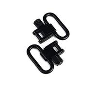 GUGULUZA 2 Piezas 2,54 cm Desmontaje Rápido Giratoria para Correa Portafusil, Metal, Negro