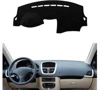 GuGuoZZ Antideslizantes Cubierta Tablero para Peugeot 207 2006 2007 2008 2009+ Cubierta Antideslizante salpicadero de Coche protección Solar Anti-UV