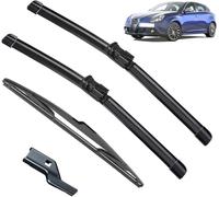 GuGuoZZ Juego de escobillas limpiaparabrisas para Alfa Romeo Giulietta 940 2010-2020 Parabrisas De Coche Escobillas Limpiaparabrisas Cepillo de Lluvia