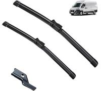 GuGuoZZ Juego de escobillas limpiaparabrisas para Opel Vauxhall Movano 2007-2023 Parabrisas De Coche Escobillas Limpiaparabrisas Cepillo de Lluvia