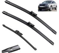 GuGuoZZ Juego de escobillas limpiaparabrisas para Skoda Karoq 2017-2023 Parabrisas De Coche Escobillas Limpiaparabrisas Cepillo de Lluvia