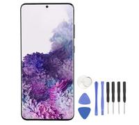 Gugxiom 6.7 AMOLED Original para S20 Plus, Pantalla Táctil Digitalizador Asamblea S20 Plus 5G SM G986B, Reemplazo de Pantalla LCD con Marco, Probado Antes del Envío (Black)