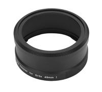 Gugxiom Adaptador de Lente de 49 Mm, Adaptador de Lente de Cámara Círculo Círculo para Cámara GR3X, Círculo de Adaptador Magnético de Aleación de Aluminio Es Compatible