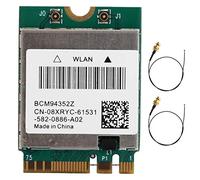Gugxiom BCM94352Z Tarjeta de Red Inalámbrica NGFF M.2 de Doble Banda,4.0, Adaptador WiFi 802.11ac (2 Cables de Antena Externa)