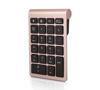 Gugxiom Bloque de números Bluetooth de 22 Teclas, minibloque de números portátil para Contabilidad financiera Bluetooth 5.0 10 Teclas Teclado Teclado Teclado para Ordenador portátil,