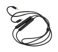 Gugxiom Cable Adaptador Inalámbrico Bluetooth Recargable para Auriculares IE100 Pro IE400 Pro IE500, Adaptador Bluetooth para Auriculares con Micrófono y Controlador, Tiempo de Reproducción 8H
