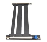Gugxiom Cables PCIe 5.0 Riser, Prueba Futura para GPU Gen 5, Compatible RTX4090, RX7900XTX, PCI-E 16x 128GB/s, Compatible con Cable Elevador PCIe 4.0, Adaptador de 90 Grados (15 cm)