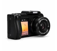 Gugxiom Cámara Digital 4K para Fotografía y Vlogging 80MP Video 5K Zoom 18X Cámara Selfie de Pantalla Dual con Enfoque Automático y Flash para Adolescentes Estudiantes Viajes