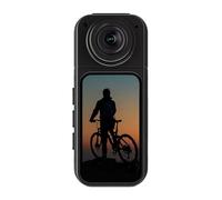 Gugxiom Cámara Portátil, Cámara del Cuerpo de la Cámara del Pulgar de 2.7k con Montaje Magnético HD de Amplio ángulo de 170 ° para Ciclismo y Vlogging Diario (Black)