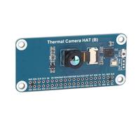 Gugxiom Cámara Térmica Hat 80x62 Píxeles, 45° FOV 25FPS 40PIN GPIO Módulo de Cámara de Imágenes Térmicas para RasPi 5 4B 3B para Zero W 2W para Pico W WH