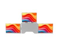 Gugxiom Extensor de Pantalla de la Computadora Portátil de 16 Pulgadas, Monitor Portátil para Laptop, Pantalla Cuádruple Plegable de 16:10 con Soporte de Espalda Ajustable para una
