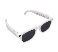 Gugxiom Gafas Inteligentes con IA, Cámara 4K, Bluetooth, Altavoces Duales y Asistente de Sonido con IA para Traducción en Tiempo Real y Aplicaciones de Diálogo Visual (White)