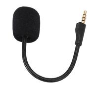 Gugxiom Micrófono de Juego Desmontable con Reducción de Ruido, Brazo de Micrófono de Repuesto con Espuma para I, Enchufe Chapado en Oro de 3,5 Mm, para Auriculares para Juegos Flexible y