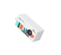 Gugxiom Mini Llavero Cámara Digital Grabadora de Vídeo HD 1080P con Pantalla de 0,96 Pulgadas y Gran Angular de 130°, Mini Llavero de Cámara con 5 Filtros Retro para Grabación Diaria de (White)