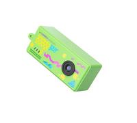 Gugxiom Mini Llavero Cámara Digital Grabadora de Vídeo HD 1080P con Pantalla de 0,96 Pulgadas y Gran Angular de 130°, Mini Llavero de Cámara con 5 Filtros Retro para Grabación Diaria de (Green)