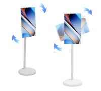 Gugxiom Monitor Portátil con Pantalla Inteligente de 21,5 1080p con Pantalla Táctil LCD, Android 12, Batería Integrada (6000 mAh), Rotación Giratoria Completa, (Enchufe de la UE 100-240V)