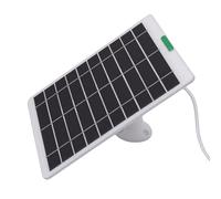 Gugxiom Panel Solar para Cámara de Seguridad, Cargador Solar para Pro 5S Ultra Pro 3, Panel Monocristalino para Exteriores con 3 Pines para Timbre de Vídeo y Cámara de Vigilancia (WHITE)