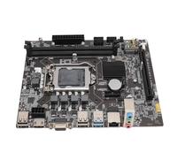 Gugxiom Placa Base Micro ATX, Placa Base para Juegos de 32 GB/s, PCIE X16 Gen 3.0, Memoria DDR4 Dual, Compatible con 6 7 8 9 Generación I3 I5 I7, HDMI, Múltiples Puertos USB, VGA